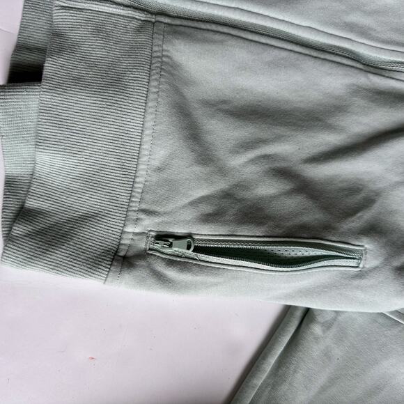 Old Navy Active Green Fleece Full Zip Up Sweatshirt - Picture 3 of 4